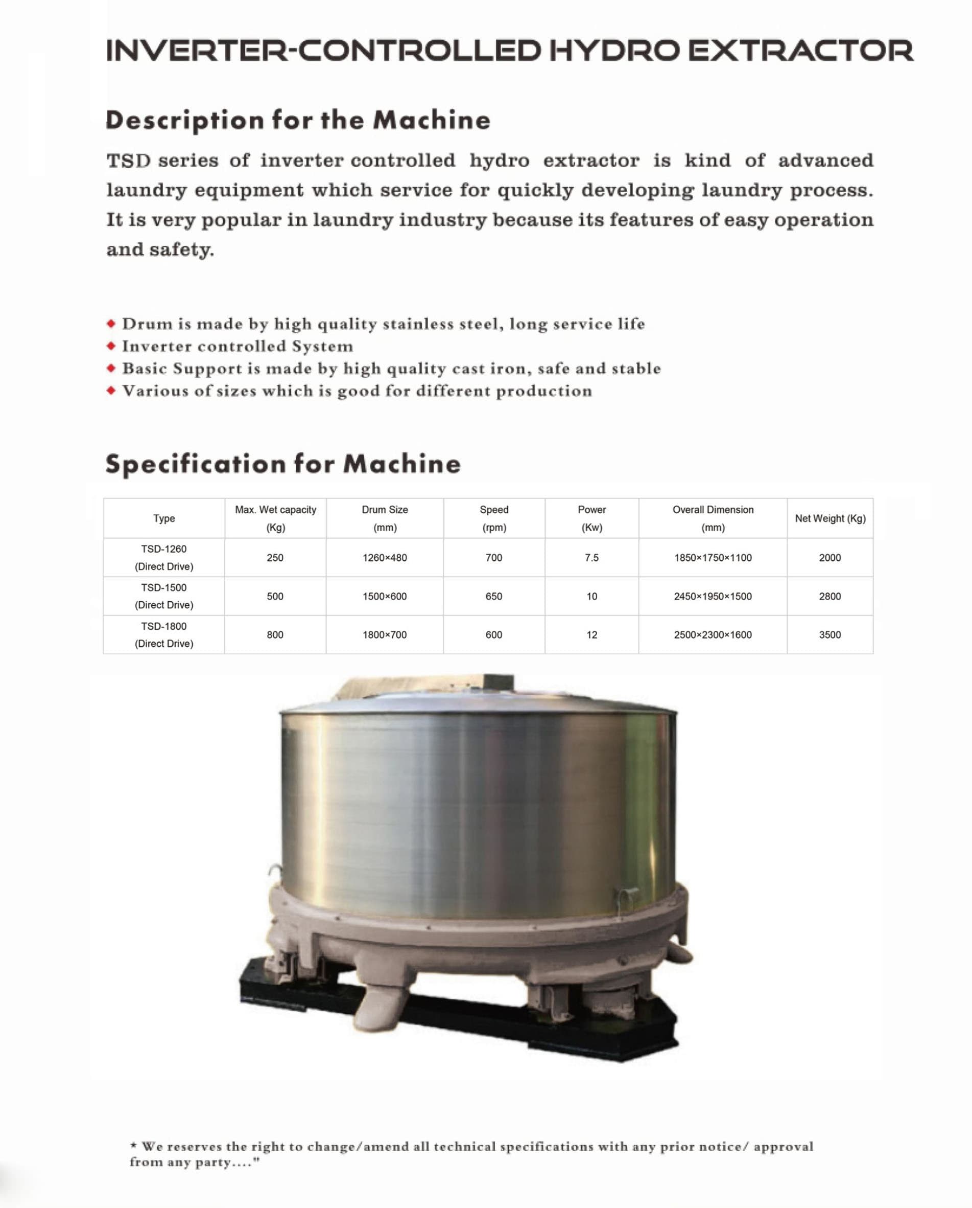 Hydro Extractor